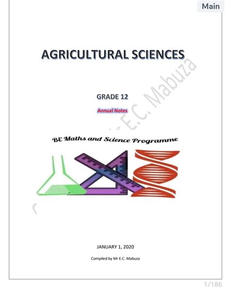 Grade 12 Agricultural Science Question Papers