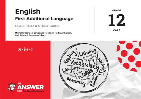grade 12 english first additional language learner notes