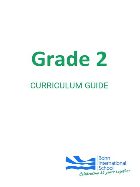 Grade 2 Curriculum Guide For Science Texas