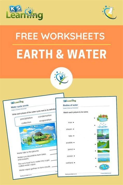 Grade 2 Earth And Water Worksheets K5 Learning Landforms Worksheet Grade 2 - Landforms Worksheet Grade 2