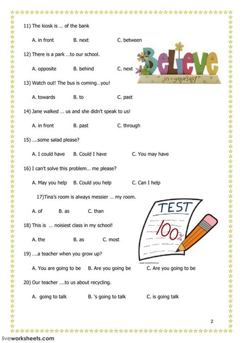 Grade 2 English Worksheet Live Worksheets Worksheet For Grade 2 English - Worksheet For Grade 2 English