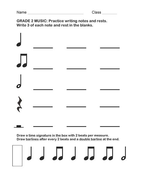Grade 2 Music Theory Teaching Resources Tpt Music Theory Worksheet 2nd Grade - Music Theory Worksheet 2nd Grade