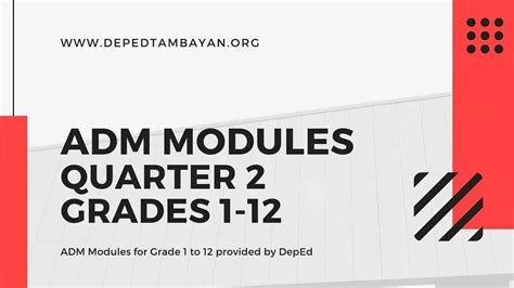 Grade 2 Quarter 2 Adm Modules For S Math Module Grade 2 - Math Module Grade 2