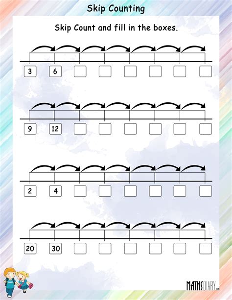 Grade 2 Skip Counting Worksheets Count By 3s Skip Counting For Second Grade - Skip Counting For Second Grade