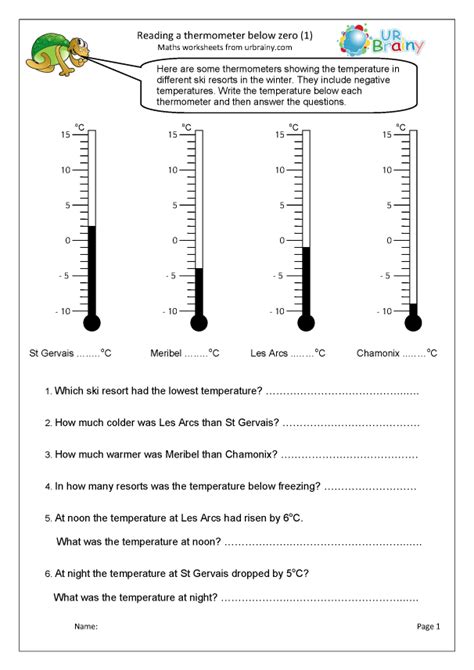 Grade 2 Temperature Worksheets Reading A Thermometer Metric Temperature And Its Measurement Worksheet - Temperature And Its Measurement Worksheet