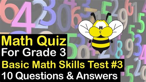 Grade 3 Math Quizzes Online Math Quiz For Thirds Math - Thirds Math
