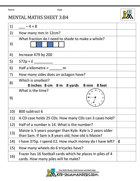 Grade 3 Mental Math Worksheets Free Online Worksheets Mental Math Practice Worksheets - Mental Math Practice Worksheets