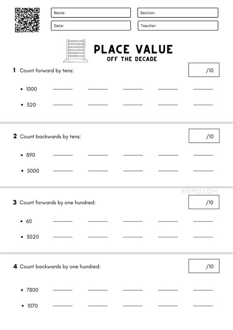 Grade 3 Place Value Worksheet   Grade 3 Place Value Worksheets - Grade 3 Place Value Worksheet