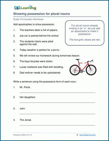 Grade 3 Punctuation Worksheets K5 Learning Punctuation Worksheets For Grade 3 - Punctuation Worksheets For Grade 3