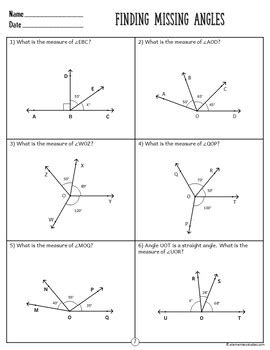 Grade 4 Additive Angles Teaching Resources Tpt Additive Angles Worksheet Fourth Grade - Additive Angles Worksheet Fourth Grade
