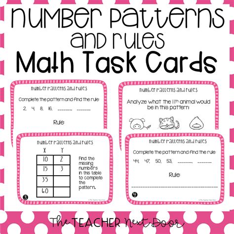 Grade 4 Math Rules And Patterns Worksheets Guess My Rule Worksheet - Guess My Rule Worksheet