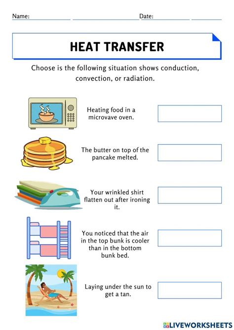Grade 4 Transfer Of Heat Worksheets Learny Kids Heat Transfer Worksheet 4th Grade - Heat Transfer Worksheet 4th Grade