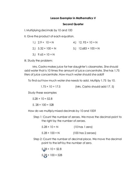 Grade 5 Math Samples Exemplars 5th Grade Math Performance Tasks - 5th Grade Math Performance Tasks