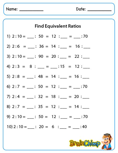 Grade 5 Math Worksheets Ratio Equivalent Ratios And Worksheet Grade 5 - Worksheet Grade 5