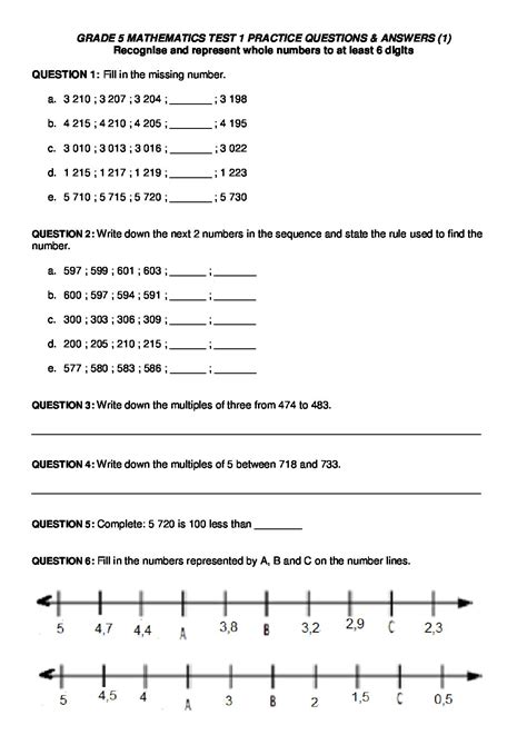 Grade 5 Questions With Answers On Prime And Grade 5 Questions - Grade 5 Questions