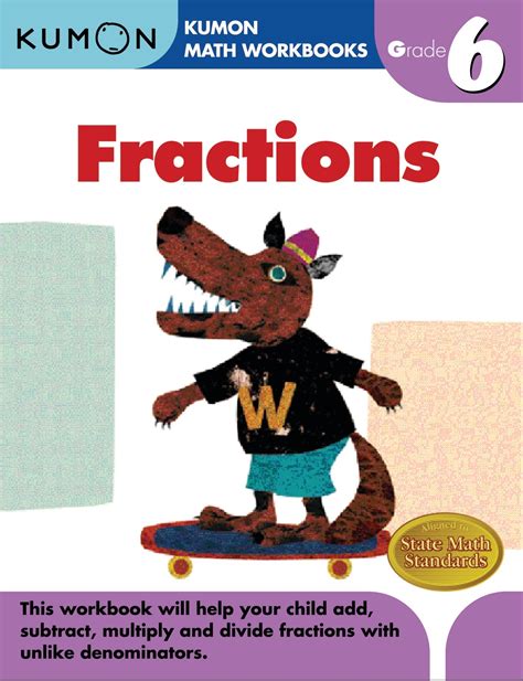 Grade 6 Fractions Kumon Publishing Fractions For 6th Grade - Fractions For 6th Grade