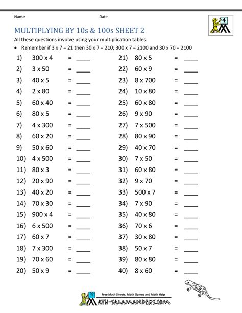 grade 6 math worksheet multiplication division multiplying by …