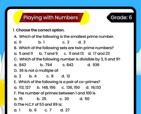 Grade 6 Playing With Numbers Worksheet Numbersworksheets Com Rational Number Worksheets Grade 6 - Rational Number Worksheets Grade 6