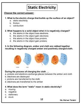 Grade 6 Science Static Electricity Dramar