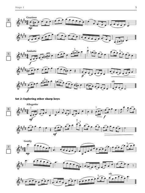 Grade 6 Violin Sight Reading Intensive Exercise