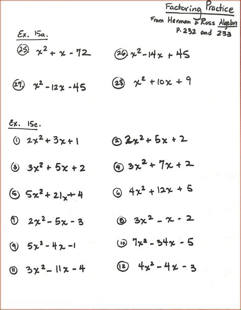 Grade 7 Algebraic Expressions Worksheets Grade 7 Math Worksheets Algebra - Grade 7 Math Worksheets Algebra
