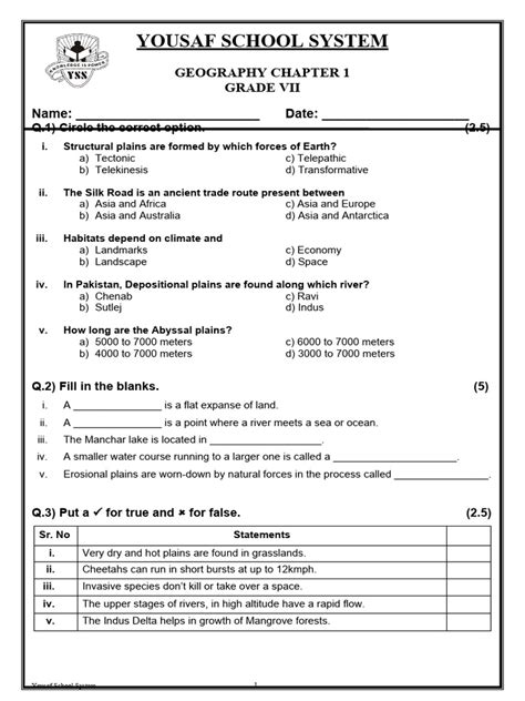 Grade 7 Chapter Test Answer Keys Prentice Hall