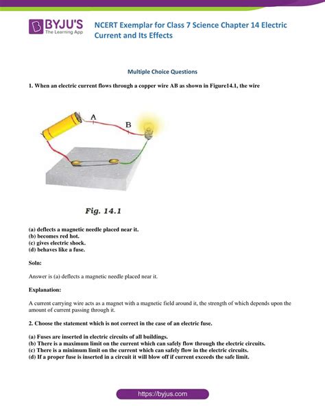 Grade 7 Electric Current And Its Effects Worksheets Current Electricity Worksheet Answers - Current Electricity Worksheet Answers
