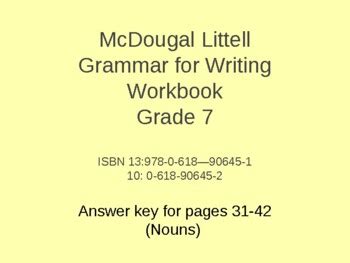 Grade 7 Mcdougal Littell