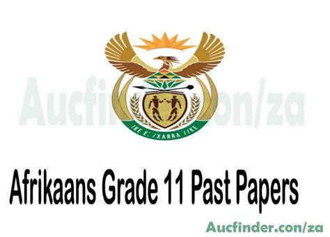 Download Grade 10 Afrikaans Exam Papers 