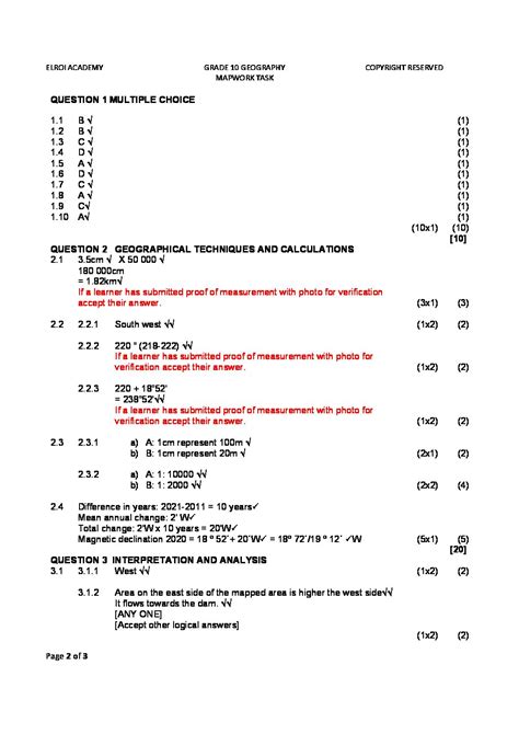 Read Online Grade 10 Geography Map Work Question Paper 