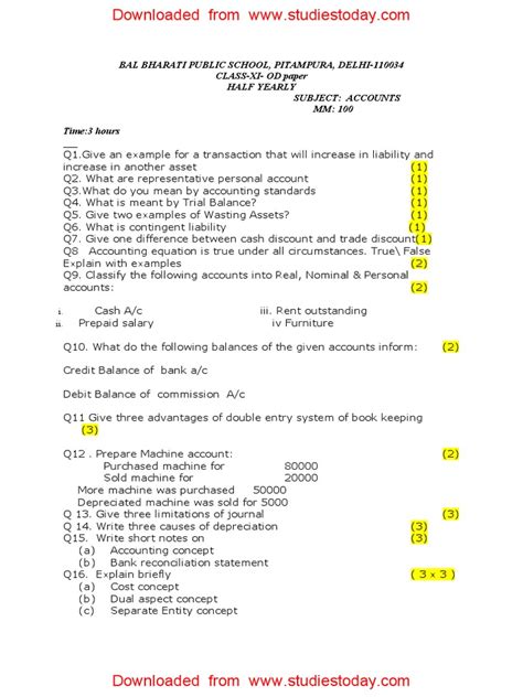 Read Grade 11 Accounting Question Paper 