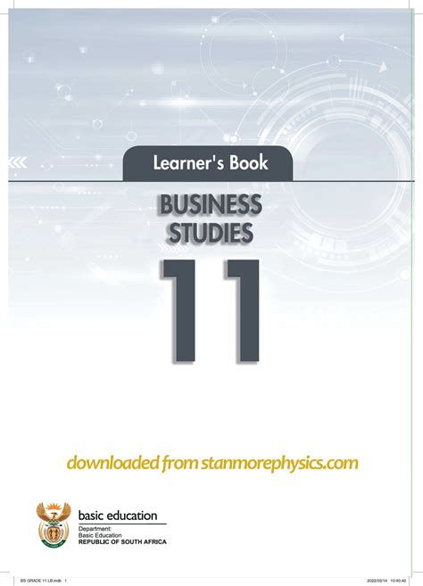 Download Grade 11 Business Studies Exemplar 2013 Memo 
