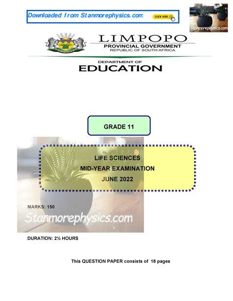 Download Grade 11 June Exam Paper Limpopo 