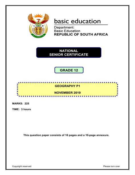 Download Grade 11 Memorandum Caps Geography Paper 1 14 March 2014 