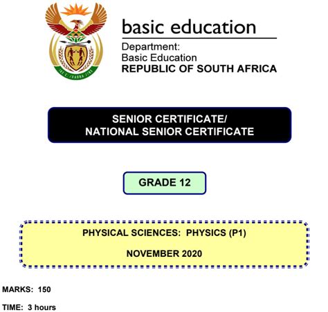 Read Online Grade 12 Memo Physical Science Paper1 June 2014 