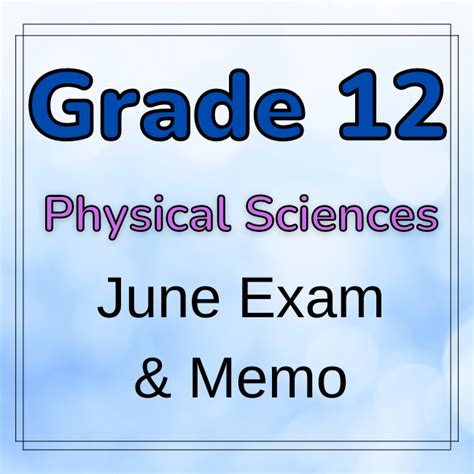 Read Grade 12 Physical Science Paper 2 2013 June Memo 