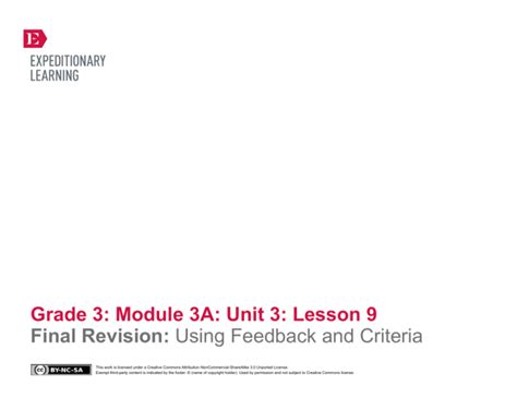 Read Grade 3 Module 3A Unit 3 Cattaraugus Allegany Boces 