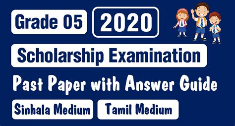 Download Grade 5 Scholarship Exam Past Papers Answers 