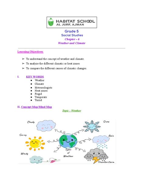 Read Grade 5 Weather Watch Study Notes 