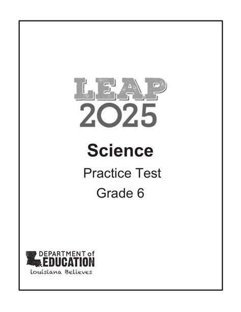 Download Grade 6 Science Test With Answers 