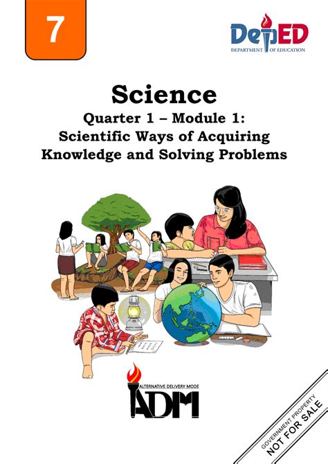 Read Grade 7 Science Module With Answers 