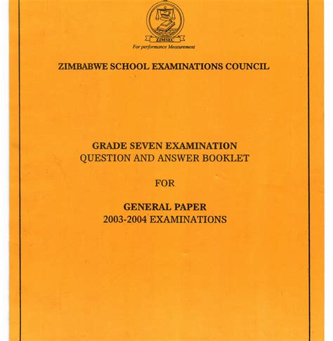 Read Online Grade 7 Zimsec 2013 English Paper 1 