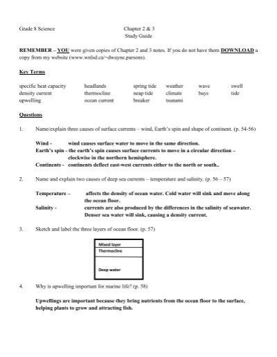 Download Grade 8 Science Study Guide 
