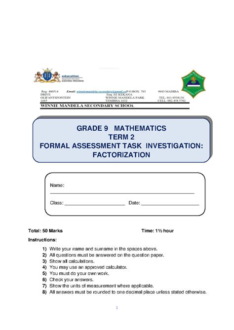 Read Grade 9 Assessment Of Mathematics 2010 Answers 