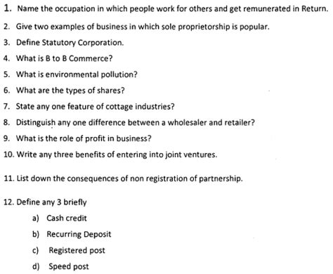 Download Grade11 Business Studies Question Paper 