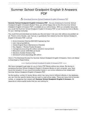Gradpoint Answers
