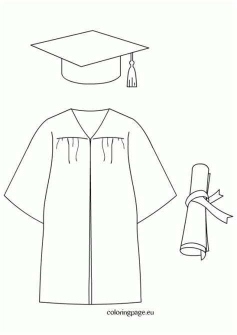 Graduation Cap And Gown Coloring Pages Divyajanan Graduation Cap Coloring Pages - Graduation Cap Coloring Pages