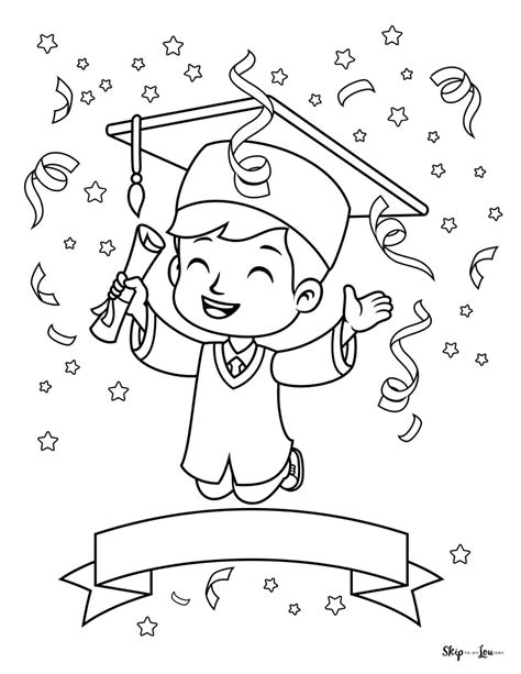 Graduation Coloring Pages Skip To My Lou Graduation Cap Coloring Page - Graduation Cap Coloring Page