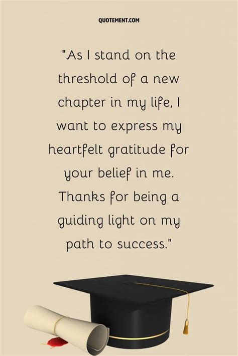 Graduation Gratitude Message