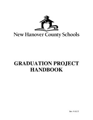 Download Graduation Project Handbook New Hanover County Schools 
